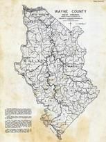 Wayne County - Deredo, Union, West Moreland, Butler, Stonewall, Grant, Lincoln, West Virginia State Atlas 1933